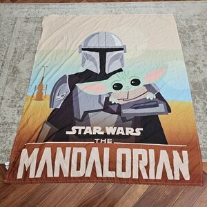 Star Wars The Mandalorian Baby Yoda Printed Tapestry